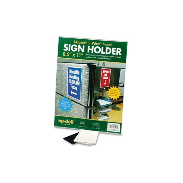 Nudell Plastics Acrylic Frame, All-Purpose, 8-1/2x11in Clear Framein 37085 - main